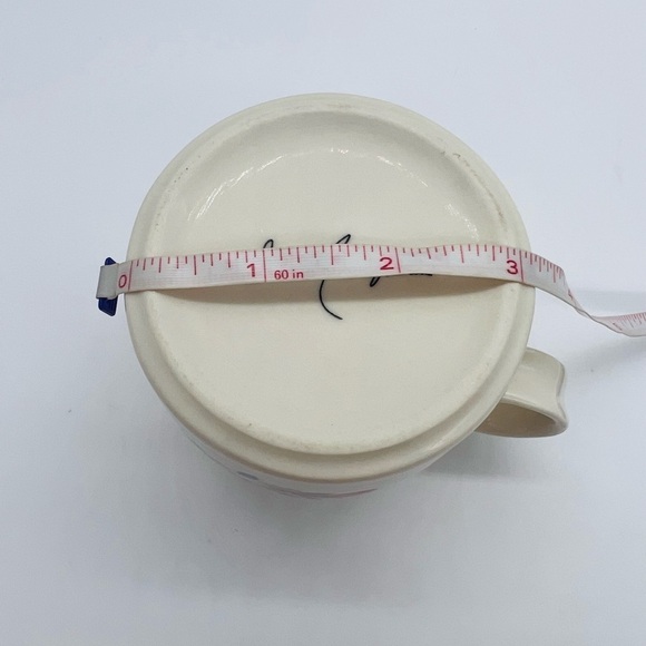 STARLA M. HALFMAN FOR ANTHROPOLOGIE LETTER “M” FLORAL COFFEE MUG - Picture 9 of 9